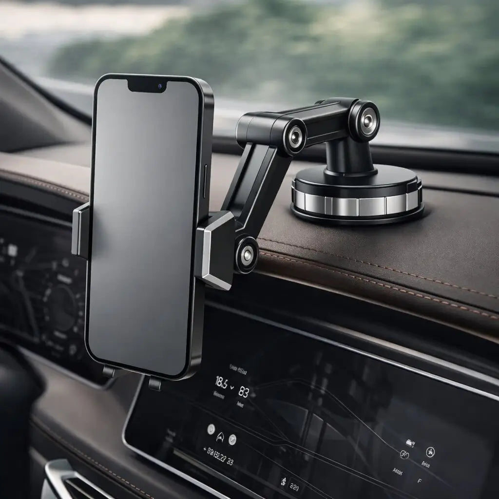 Auto Telefoonhouder Met Zuignap En 360° Draaibare Bevestiging