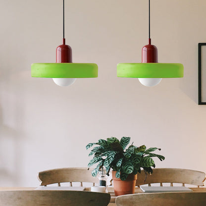 Bauhaus Hanglamp Met Dubbele Glazen Kappen Voor Sfeervolle Verlichting