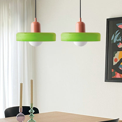 Bauhaus Hanglamp Met Dubbele Glazen Kappen Voor Sfeervolle Verlichting