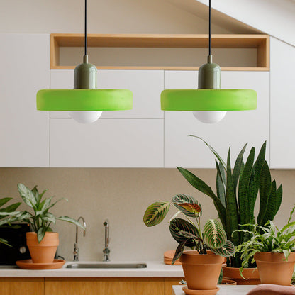 Bauhaus Hanglamp Met Dubbele Glazen Kappen Voor Sfeervolle Verlichting