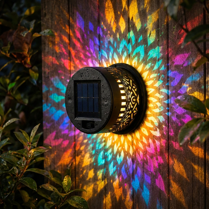 Solar Mandala Projectielamp Voor Kleurrijke Magische Buitenverlichting