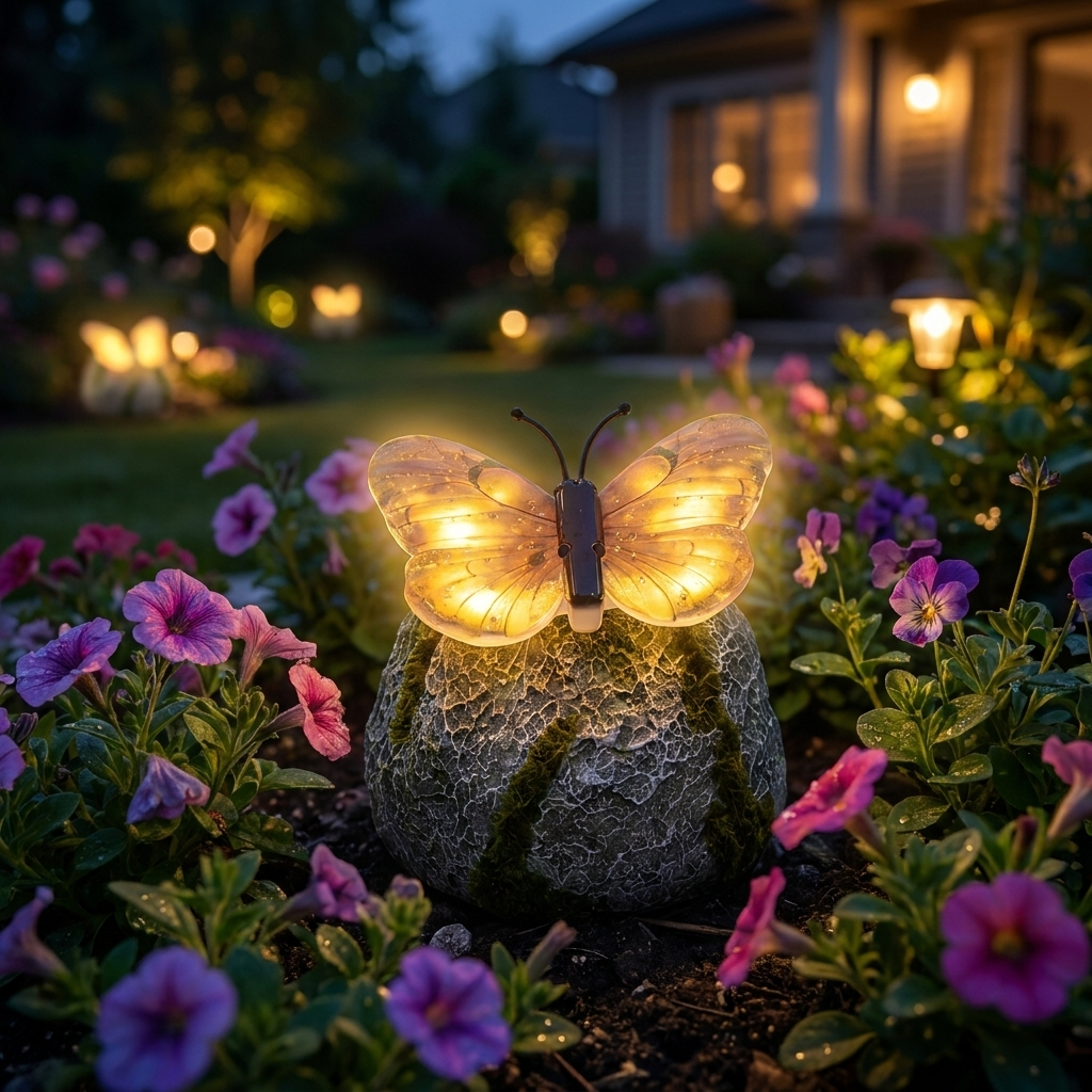 Solar Tuinlamp Voor Warme Sfeerverlichting Zonder Bekabeling