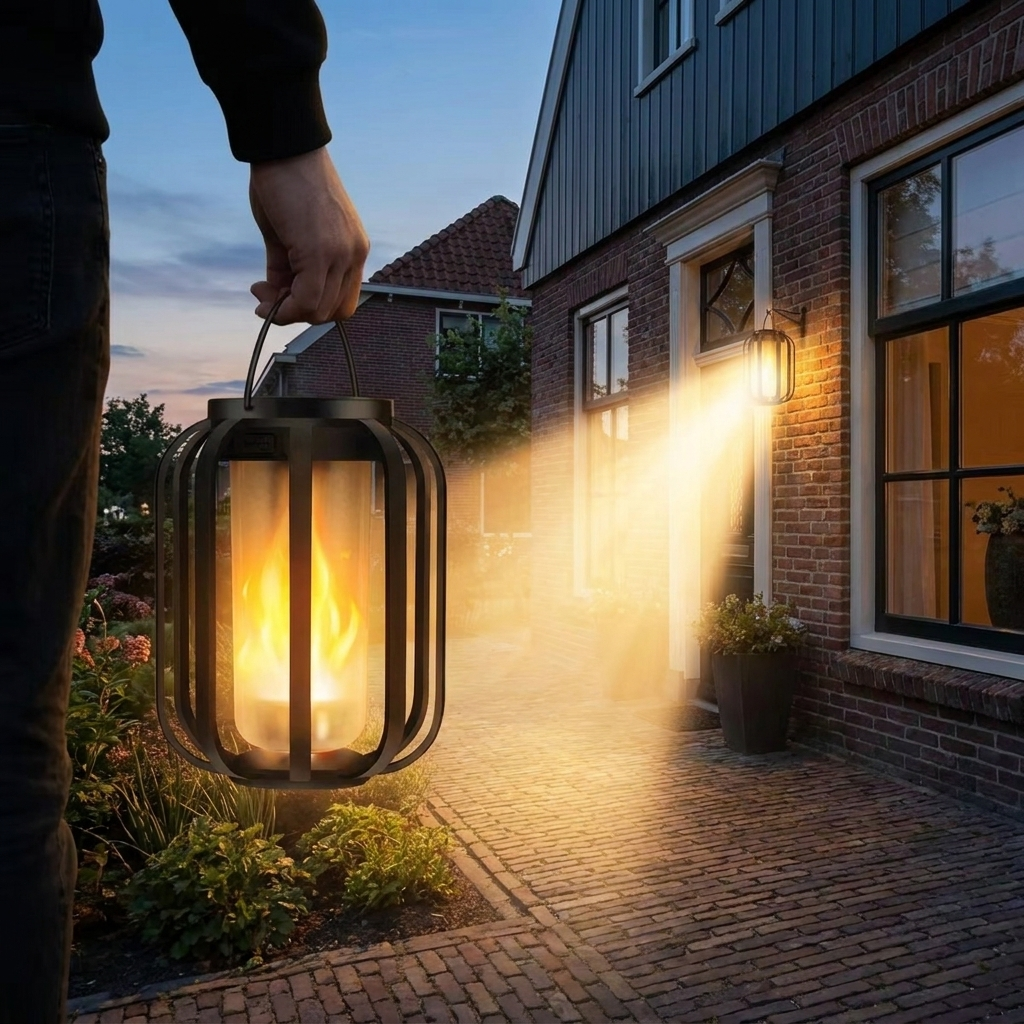 LED Vlameffect Sfeerlamp Voor Warm Knus Licht