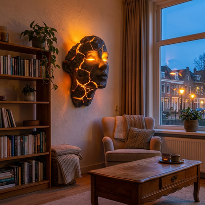 Decoratieve Wandlamp Met Lava Effect Voor Warm Artistiek Lichtaccent