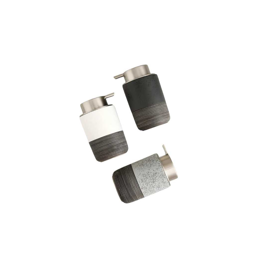 Keramische Zeepdispenser met RVS Pomp – 300 ml