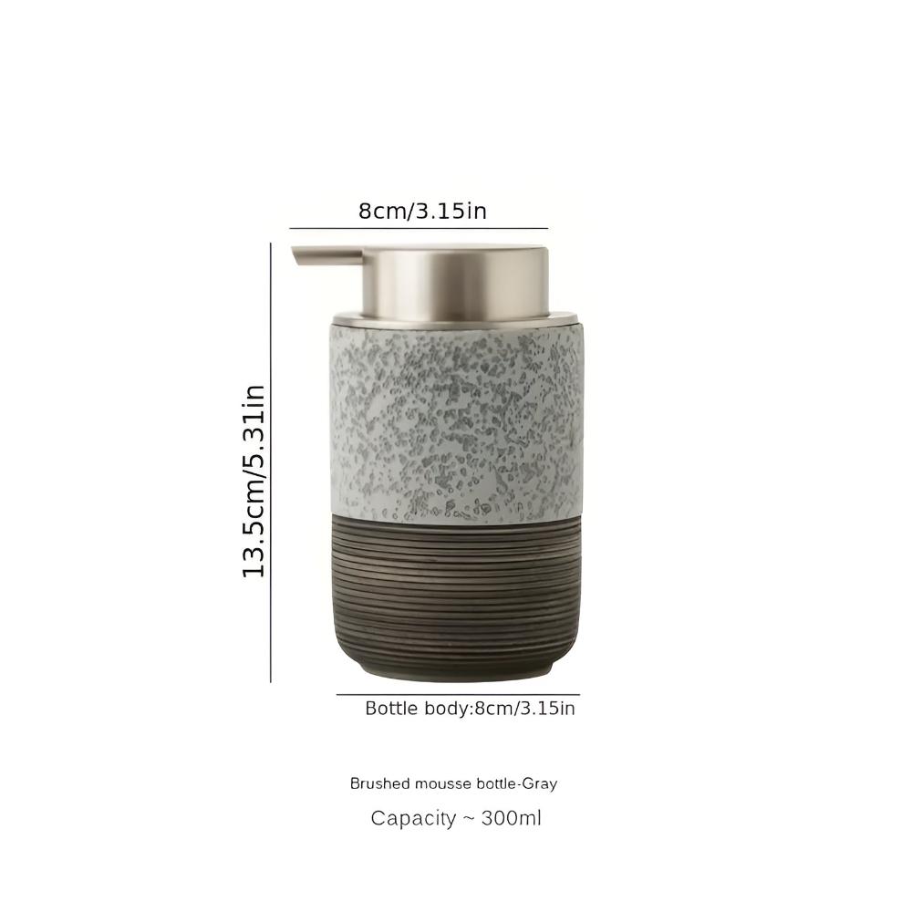Keramische Zeepdispenser met RVS Pomp – 300 ml