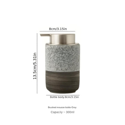 Keramische Zeepdispenser met RVS Pomp – 300 ml