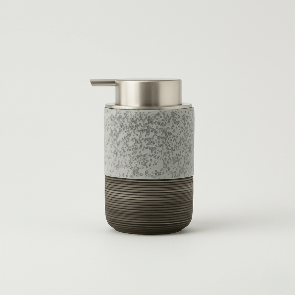 Keramische Zeepdispenser met RVS Pomp – 300 ml