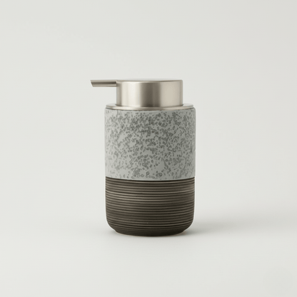Keramische Zeepdispenser met RVS Pomp – 300 ml