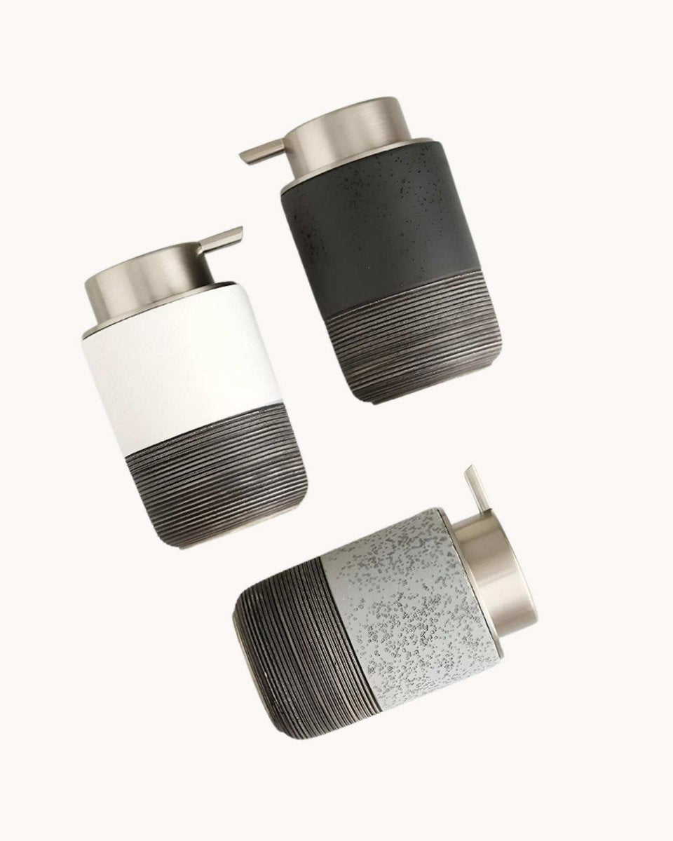 Keramische Zeepdispenser met RVS Pomp – 300 ml