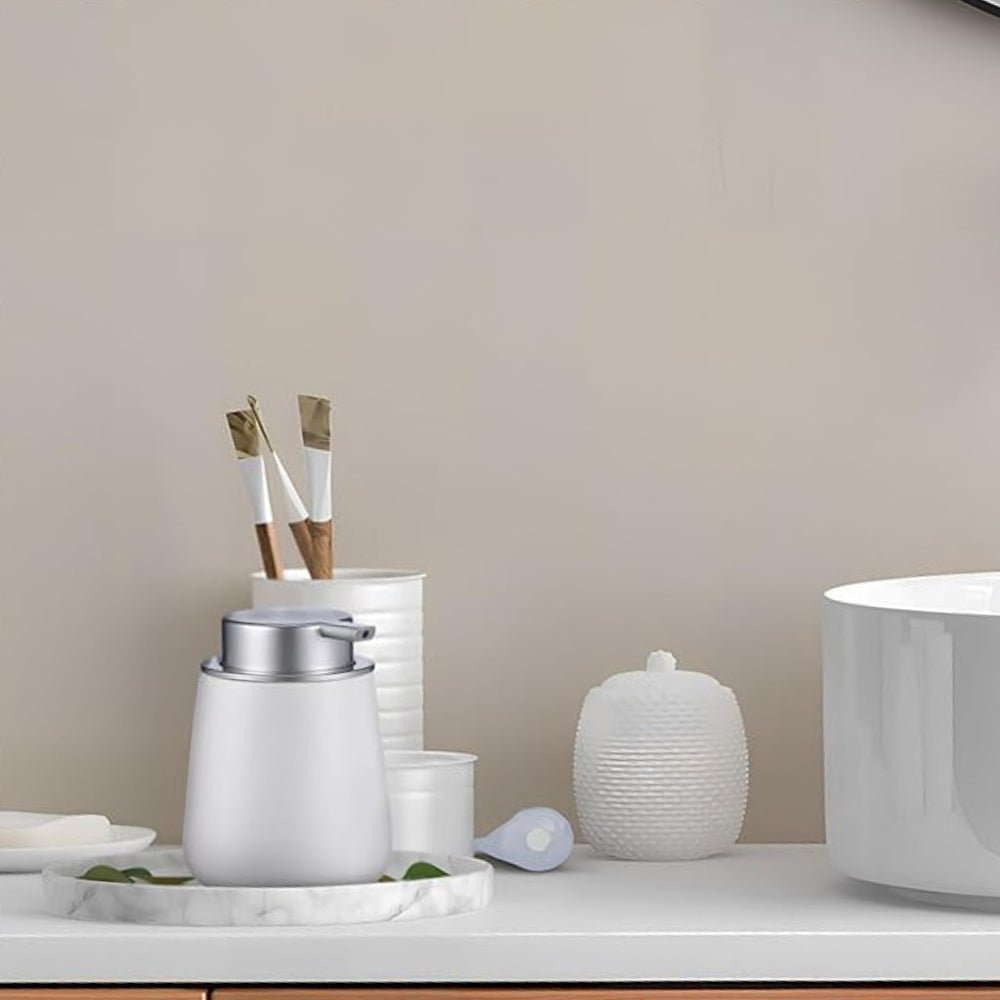 Keramische Zeepdispenser met 400 ml Inhoud