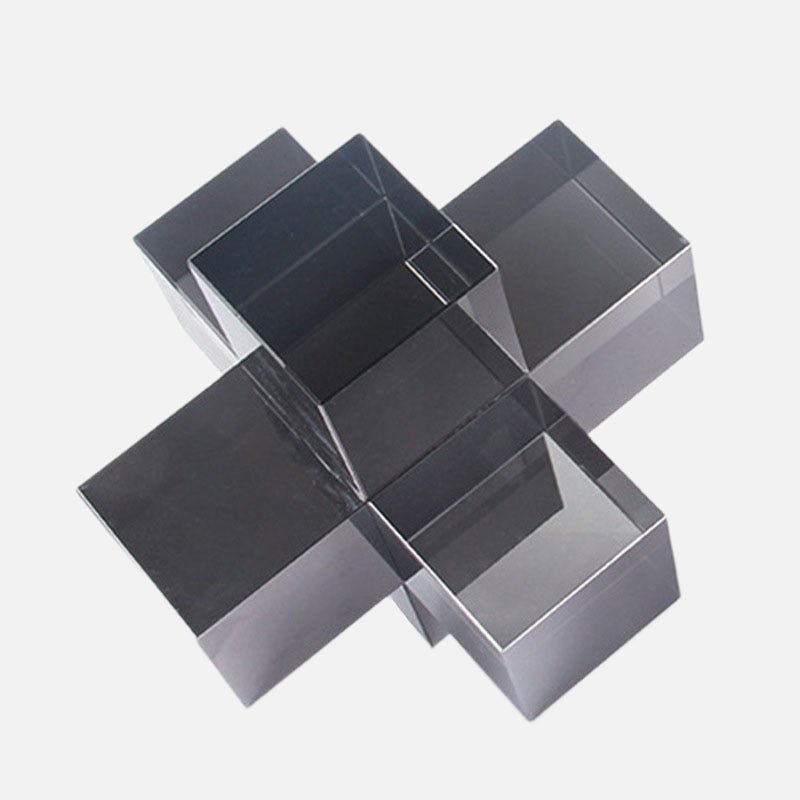 Geometrische Kristallen Sculptuur met 3D-Design