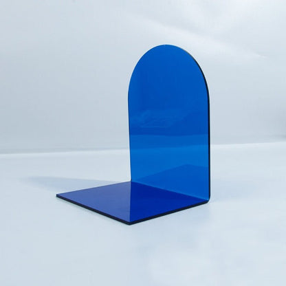 Transparante Acryl Boekensteunen met Gebogen Design – Set van 2