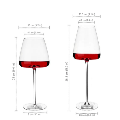 Elegante Wijnglazen van Loodvrij Kristalglas