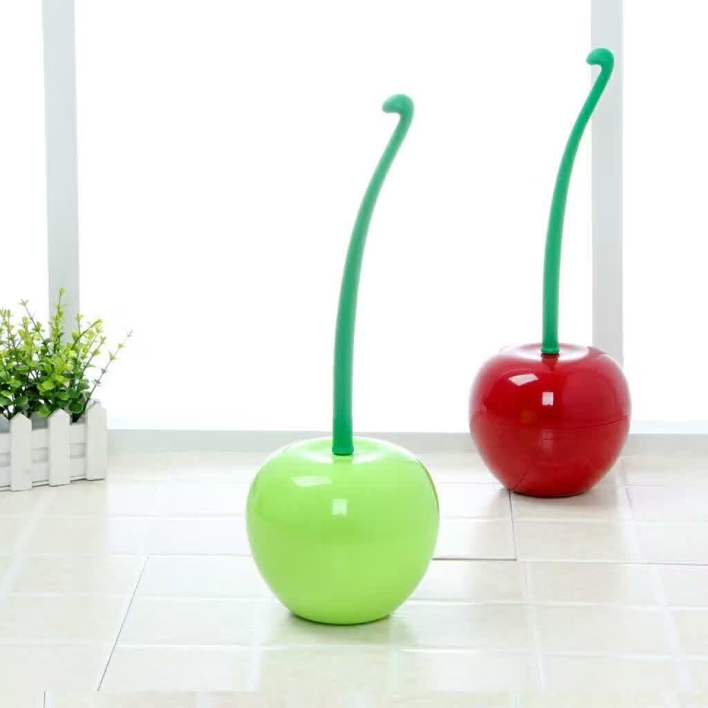 Kersen Toiletborstel met Decoratieve Houder