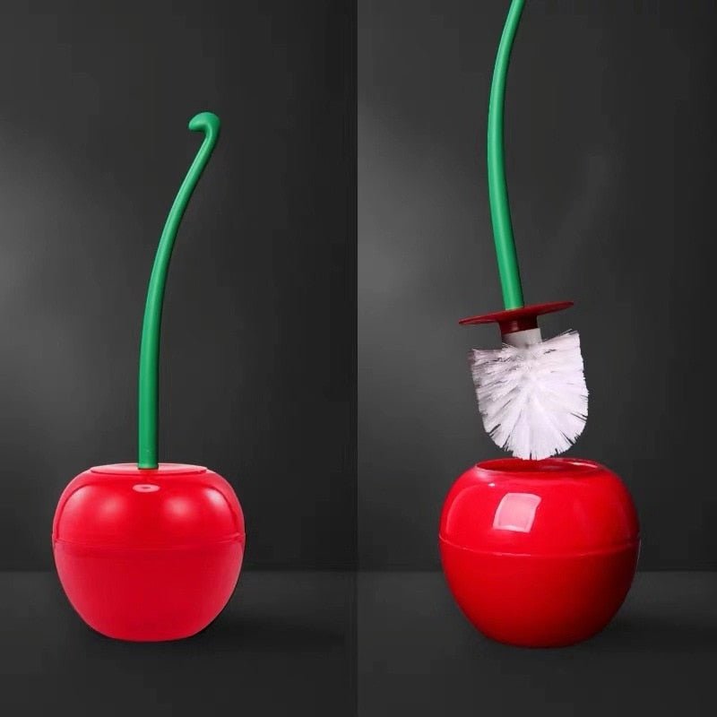 Kersen Toiletborstel met Decoratieve Houder