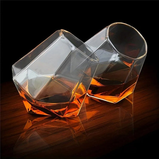 Gekanteld Whiskyglas van Borosilicaatglas