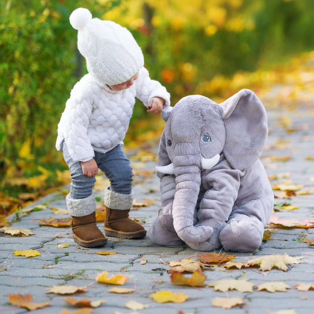 Pluche Olifant Kussen Voor Comfort En Ontspanning