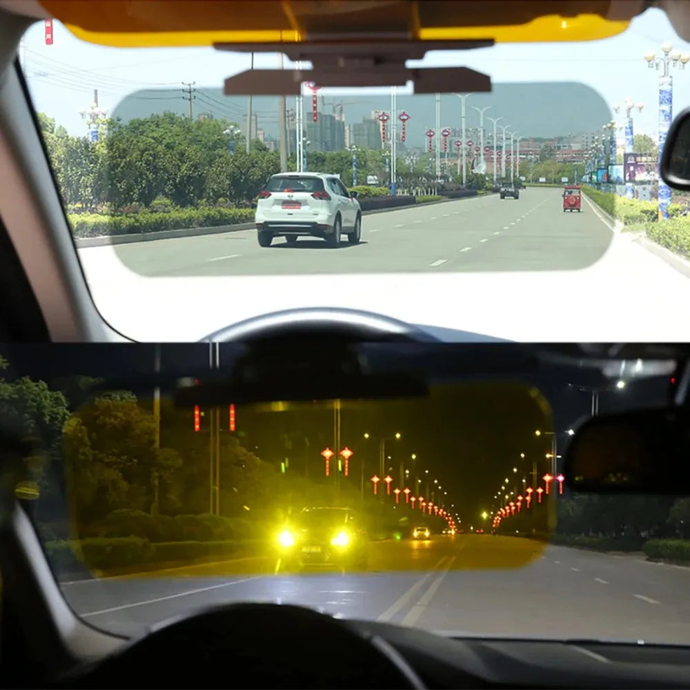 Auto Zonneklep met Dubbele Zonwering voor Dag en Nacht