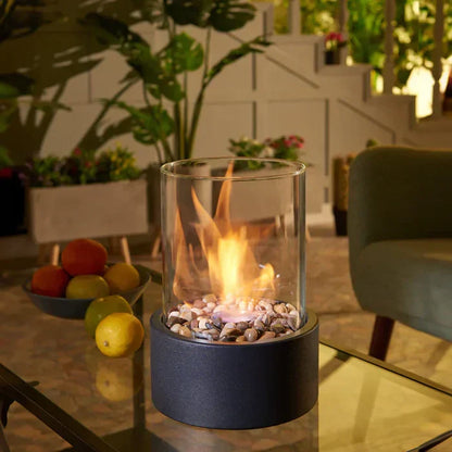 Draadloze LED Tafellamp Met Vlameffect Voor Binnen En Buiten