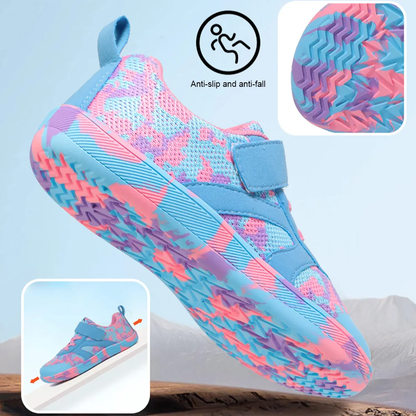 Lichtgewicht Kindersneakers met Ademend Mesh en Antislip Zool