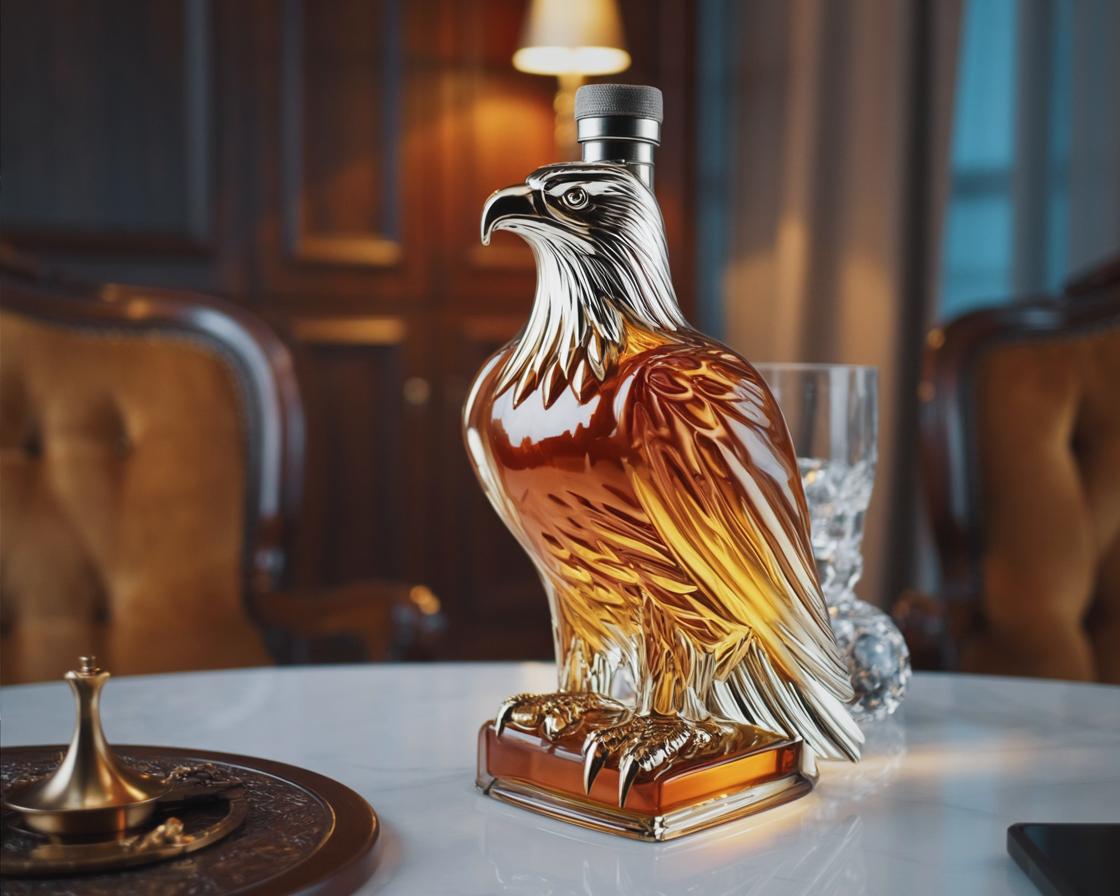 Whiskey Karaf Met Arenddesign Voor Een Stijlvolle En Opvallende Thuisbar
