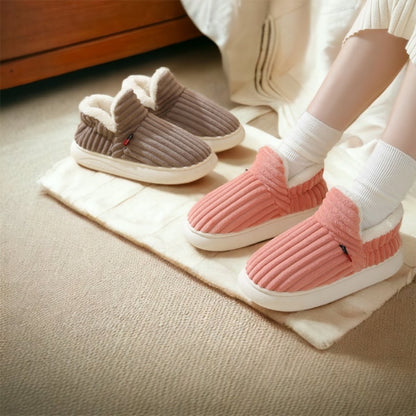Warme Fleece Pantoffels Met Antislipzool Voor Comfortabele Dagen Thuis