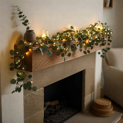 Decoratieve LED Klimop Lichtslinger Voor Sfeervolle Groene Wandaccenten
