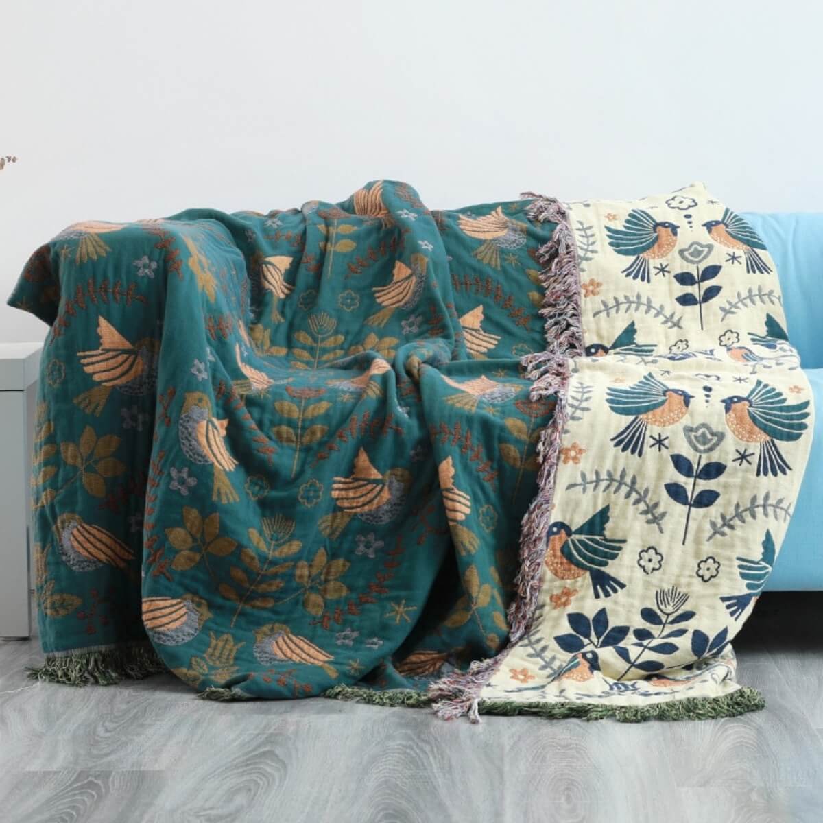 Omkeerbare Scandinavische Deken Met Tijdloos Design Voor Comfort In Elk Seizoen