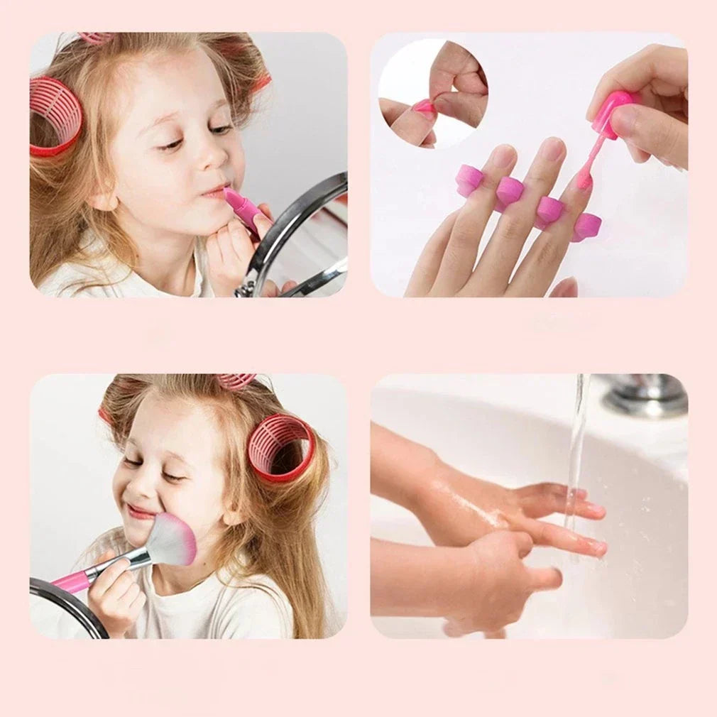 Kleurrijke Kindermake-up Set voor Creatief Spelen en Verkleden