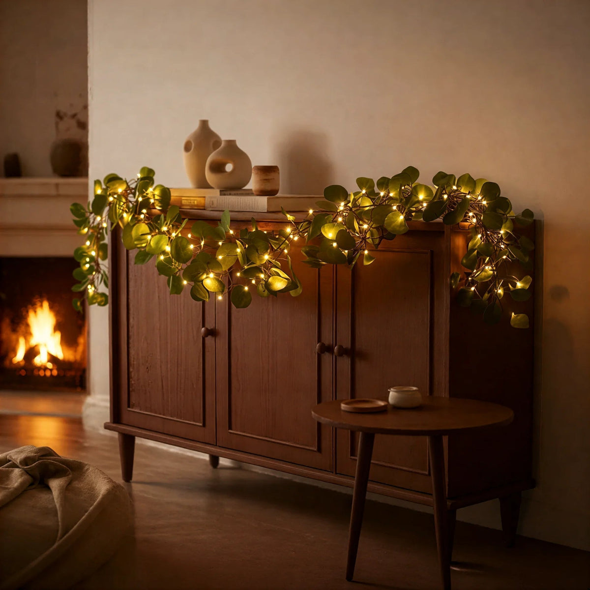 Decoratieve LED Klimop Lichtslinger Voor Sfeervolle Groene Wandaccenten