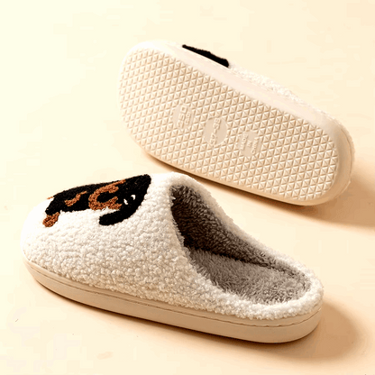 Warme Teckel Pantoffels Met Zachte Voering Voor Comfort Tijdens Koude Dagen