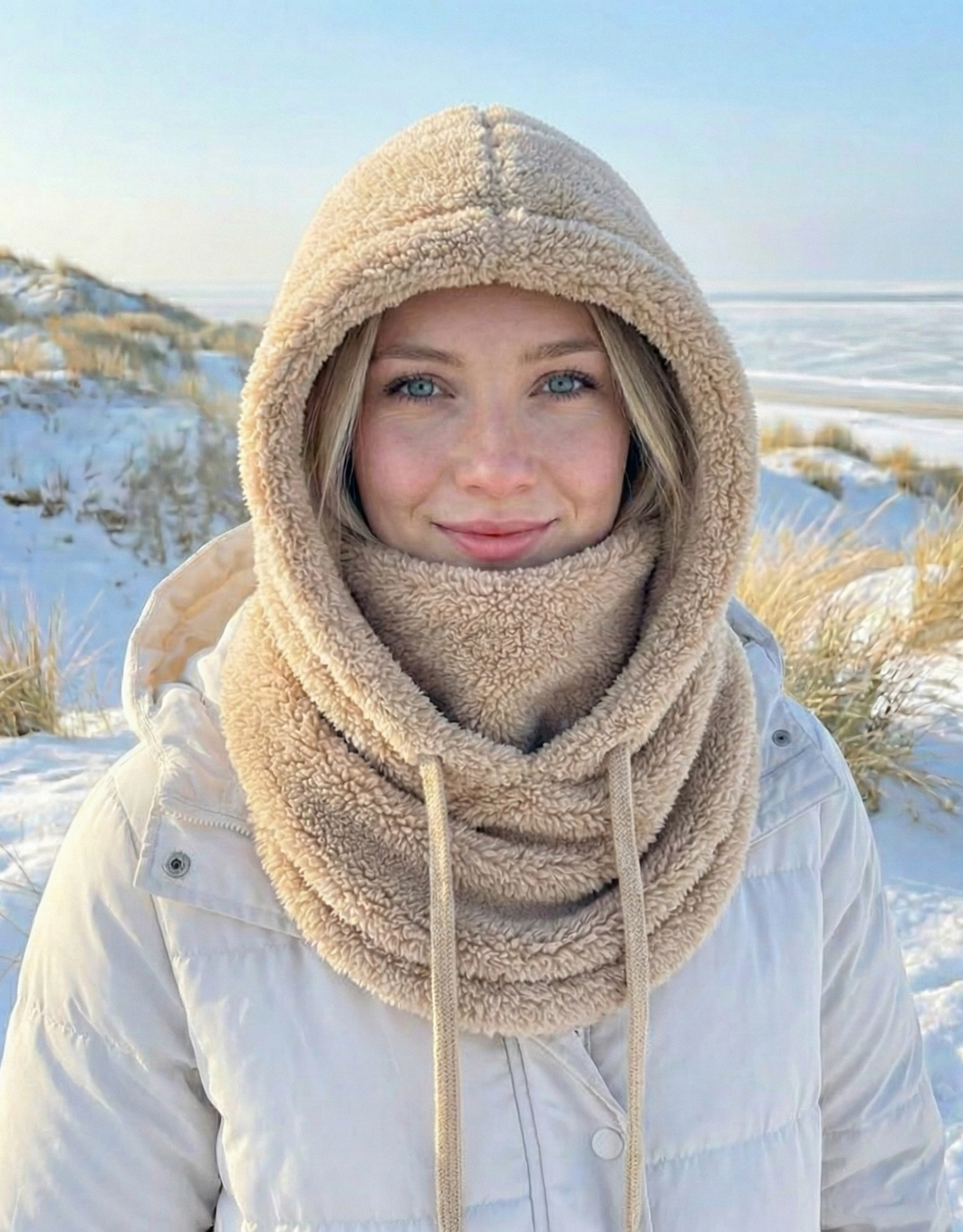 Thermische Bivakmuts Hoodie Met Sherpa Voering Voor Optimale Bescherming Tegen Kou