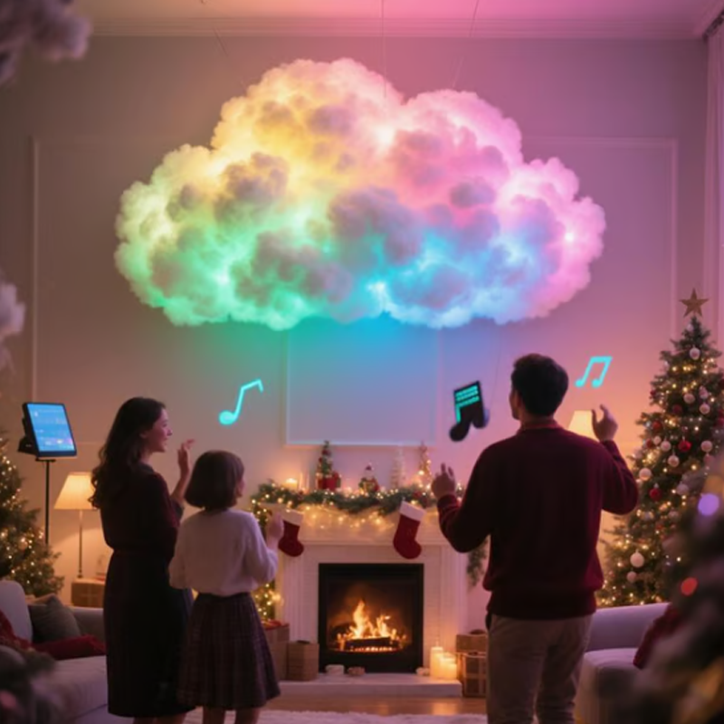 LED Wolkvormige Sfeerlamp Voor Warm Dromerig Licht