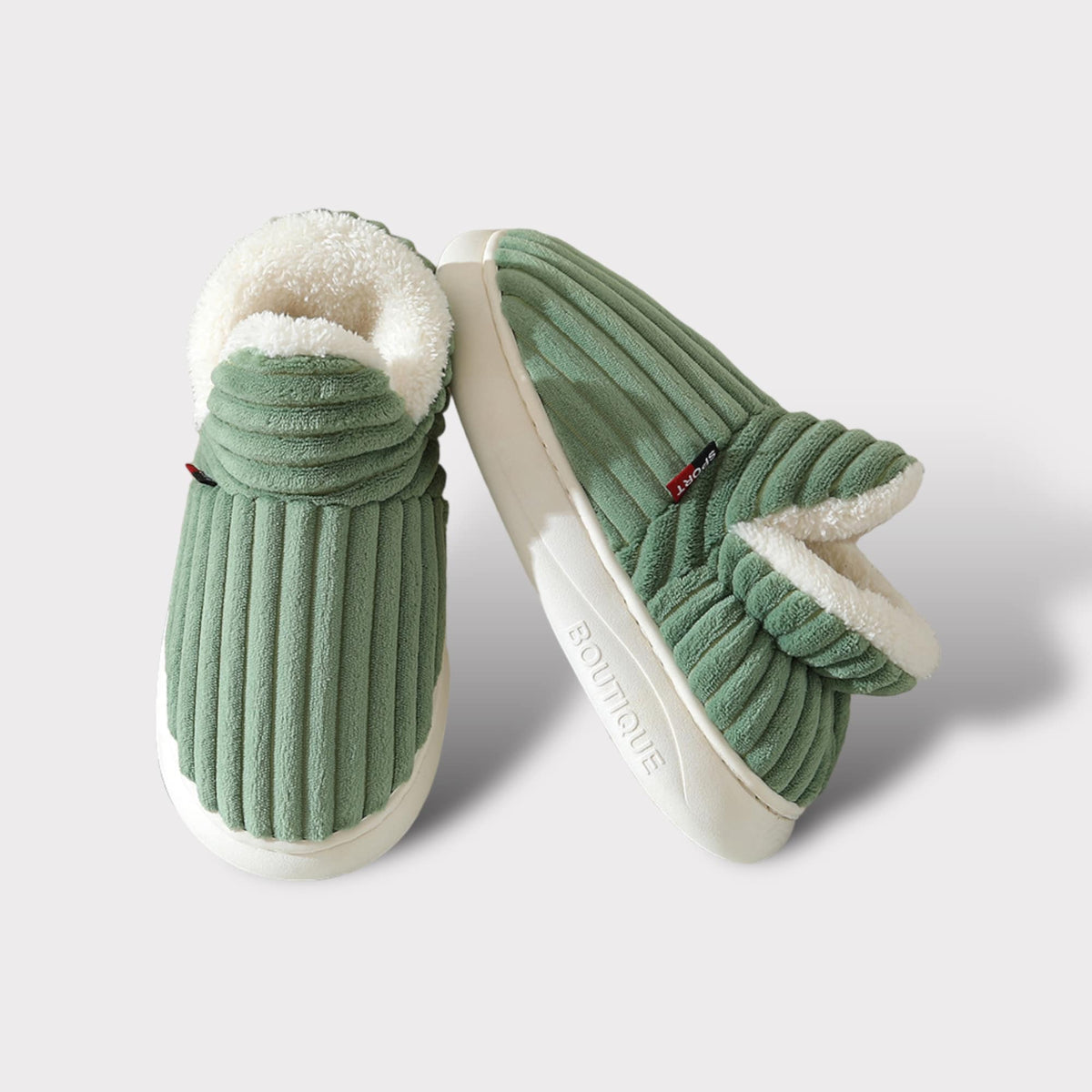 Warme Fleece Pantoffels Met Antislipzool Voor Comfortabele Dagen Thuis