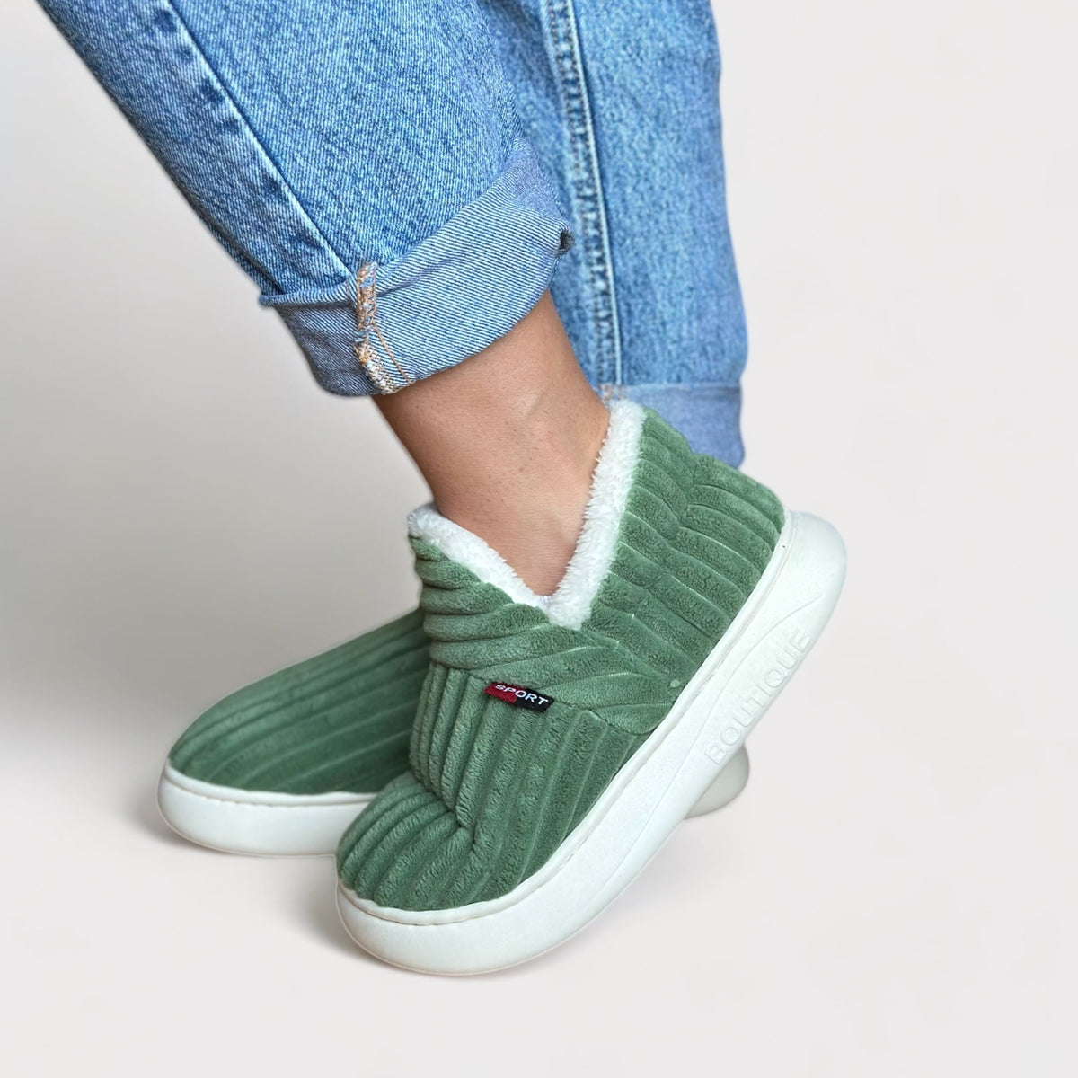 Warme Fleece Pantoffels Met Antislipzool Voor Comfortabele Dagen Thuis