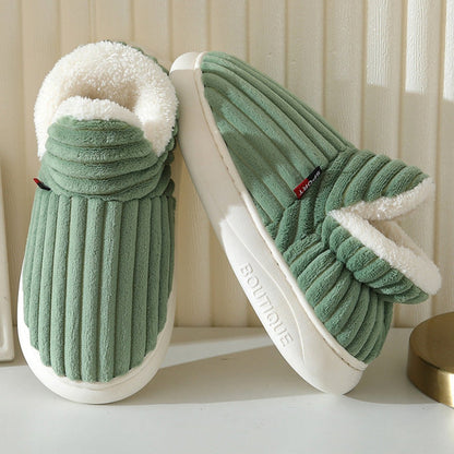 Warme Fleece Pantoffels Met Antislipzool Voor Comfortabele Dagen Thuis