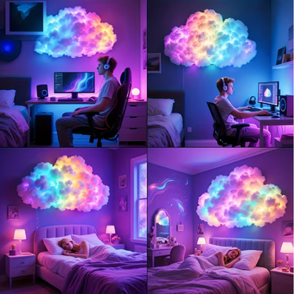 LED Wolkvormige Sfeerlamp Voor Warm Dromerig Licht