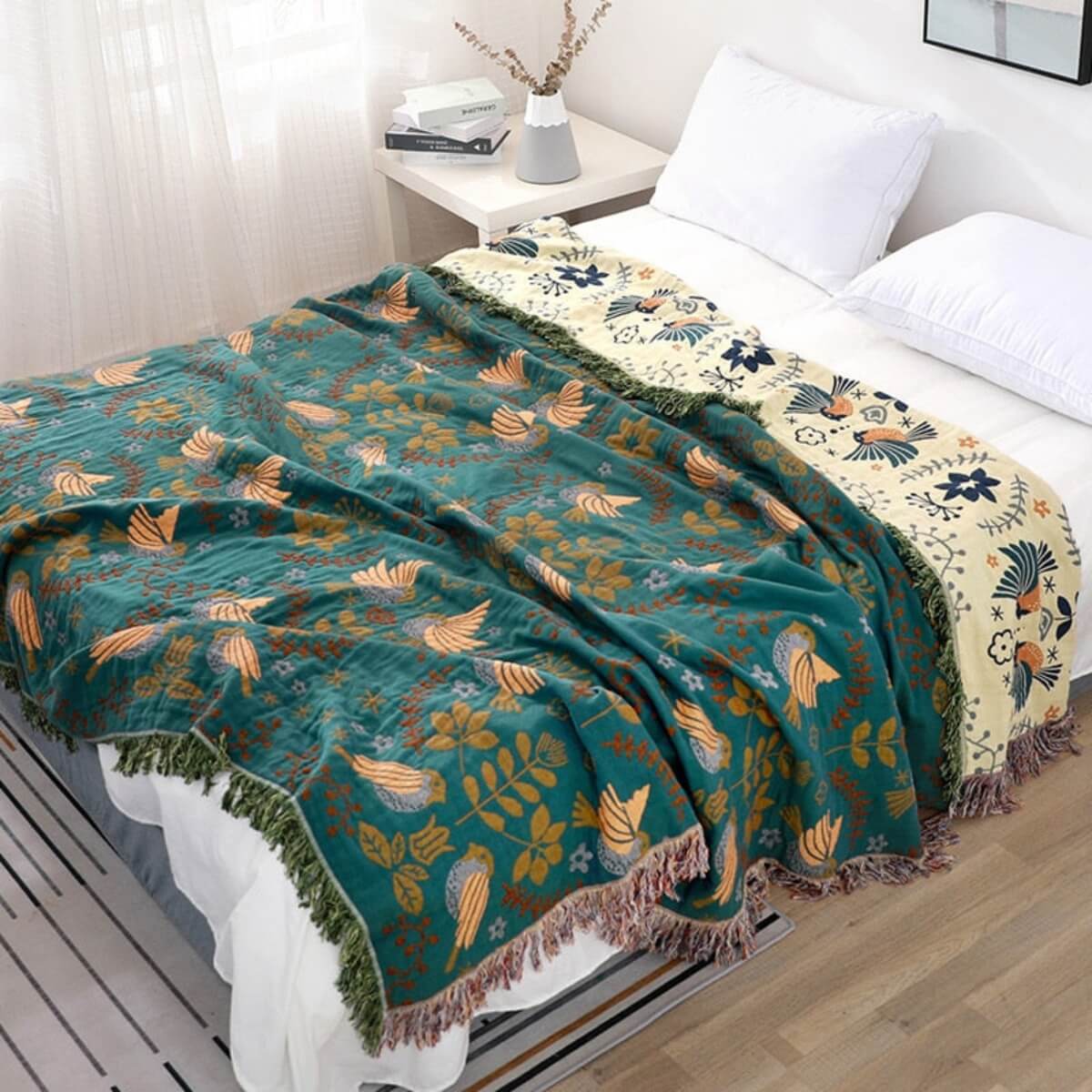 Omkeerbare Scandinavische Deken Met Tijdloos Design Voor Comfort In Elk Seizoen