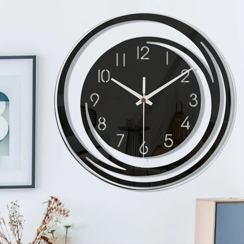 Stille Wandklok Met Minimalistisch Ontwerp En Moderne Afwerking