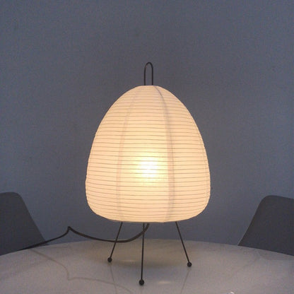 Japanse Reispapier Tafellamp Met Retro Design