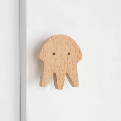 Houten Wandhaken Met Speels Ontwerp En Scandinavische Uitstraling