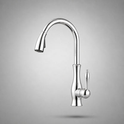 Moderne Keukenmengkraan met Uittrekbare Sproeier voor Flexibel Dagelijks Gebruik
