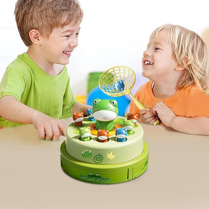 Interactief Kikkerspel voor Kinderen met Muziek en Vangnetten