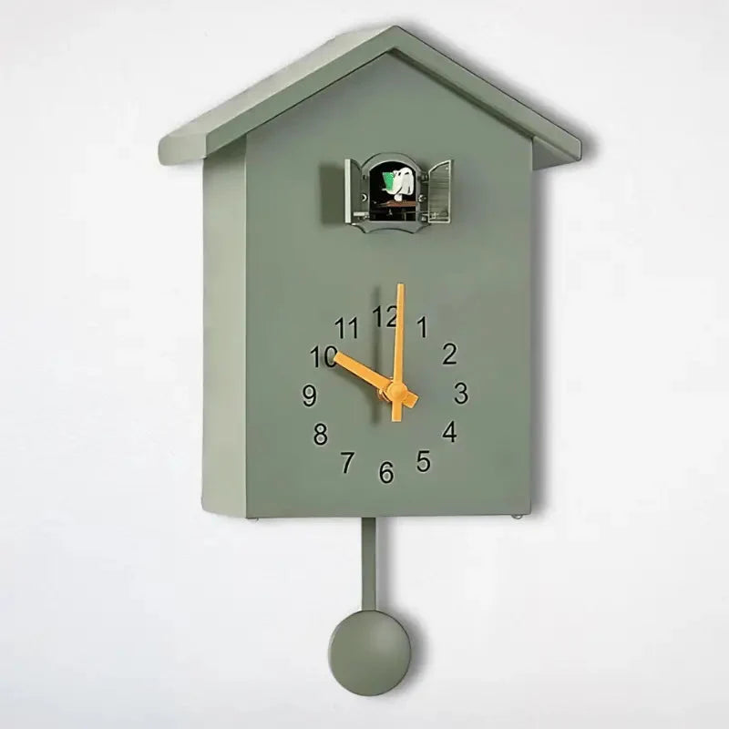 Koekoeksklok met Slinger en Automatische Nachtmodus