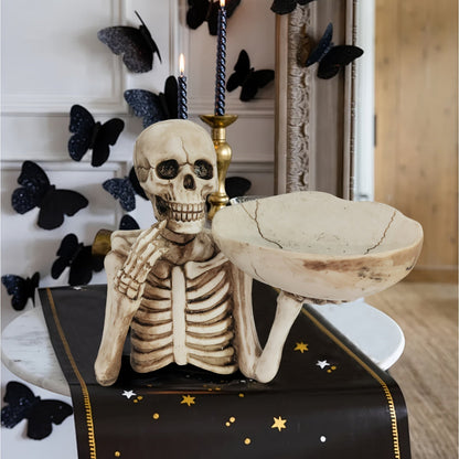 Decoratieve Schedelschaal van Resin voor Halloween en Gotische Decoratie