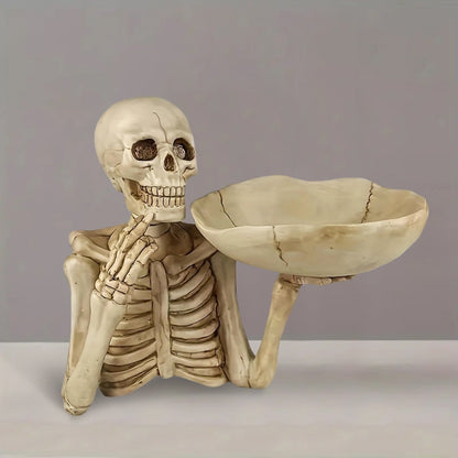 Decoratieve Schedelschaal van Resin voor Halloween en Gotische Decoratie