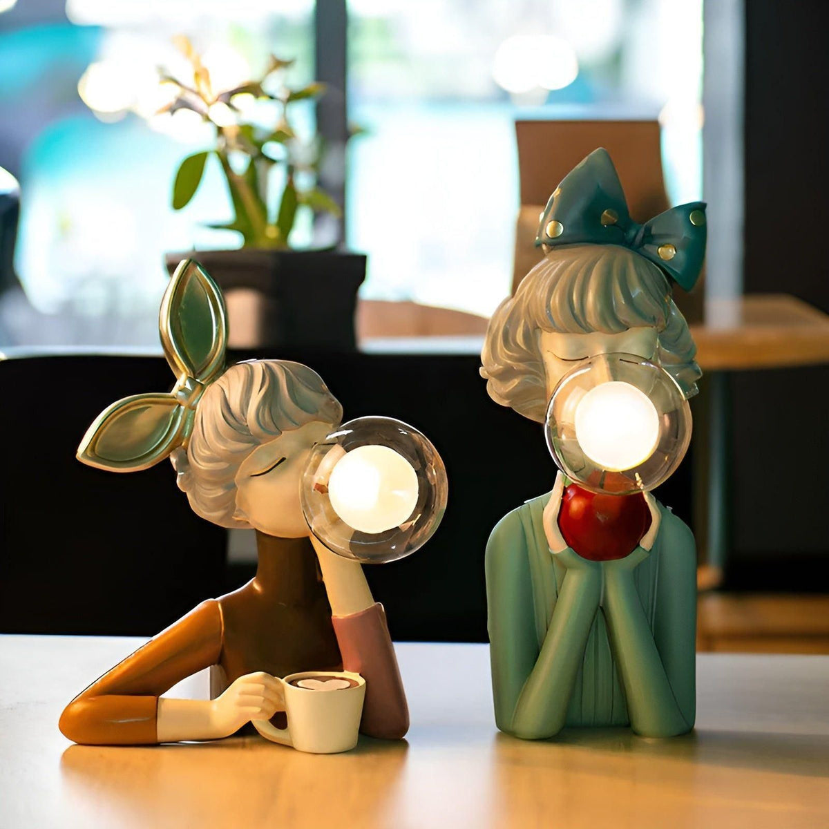 Decoratief Nachtlampje Met Bubbeldesign En Sfeerverlichting