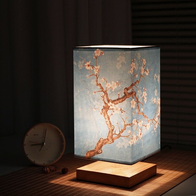 Decoratieve Tafellamp met Japans‑Scandinavisch Ontwerp voor Binnengebruik
