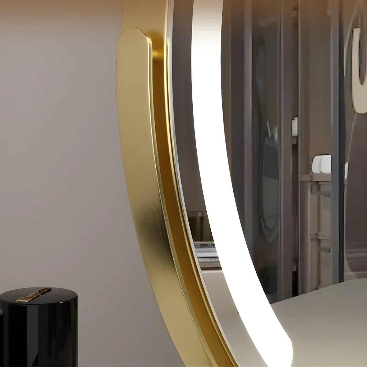 Verlichte Make-upspiegel Met Instelbare LED Verlichting